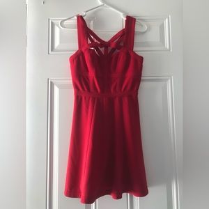 BCBG short red dress